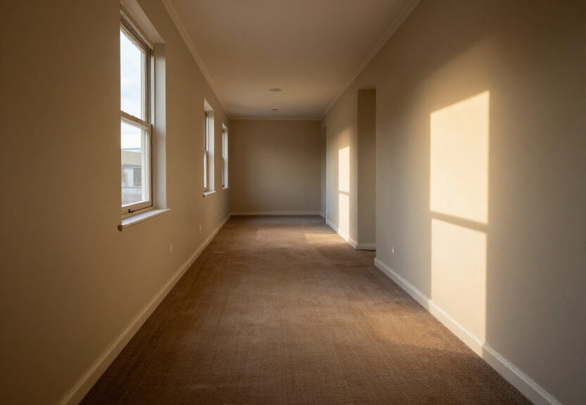 Dry, restored ceiling in a Belmore home after structural drying